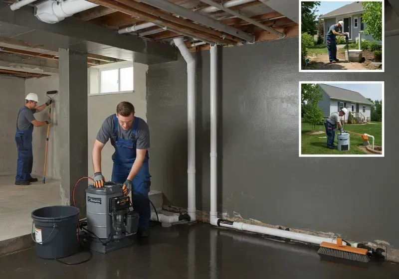 Basement Waterproofing and Flood Prevention process in New Union, TN